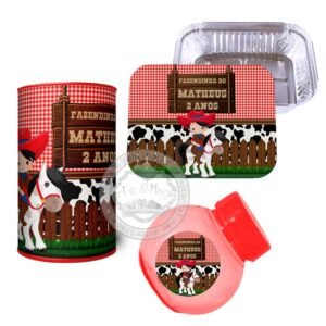 Kit Festa Personalizado Fazendinha