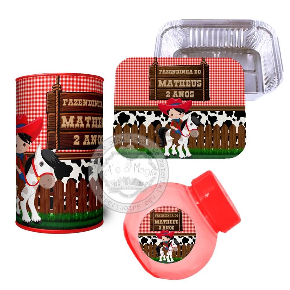 Kit Festa Personalizado Fazendinha