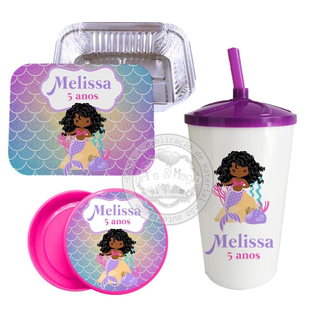 Kit Festa Personalizado Sereia