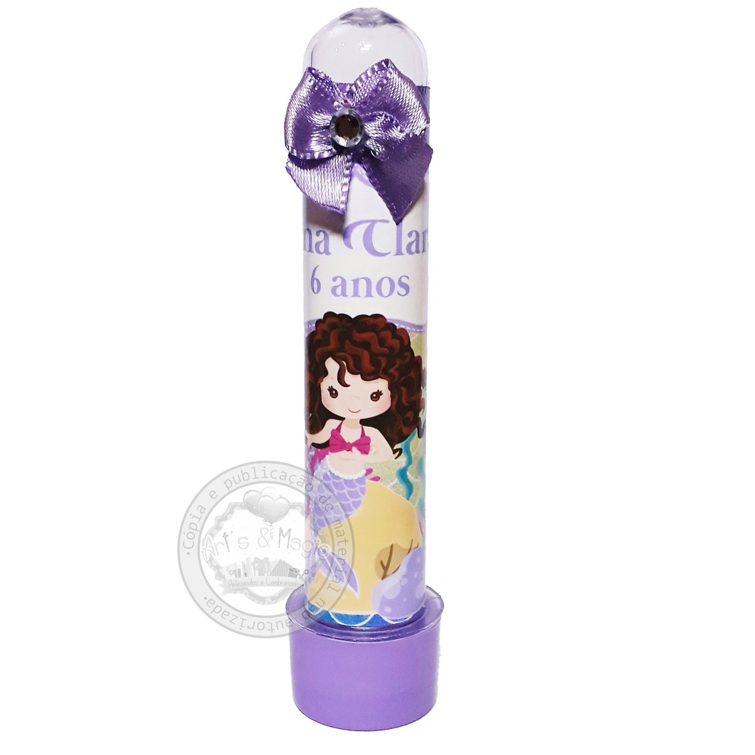 10 Tubete Personalizado Sereia