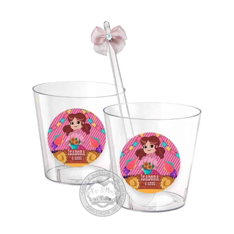 50 Copinho Personalizado Festa Junina